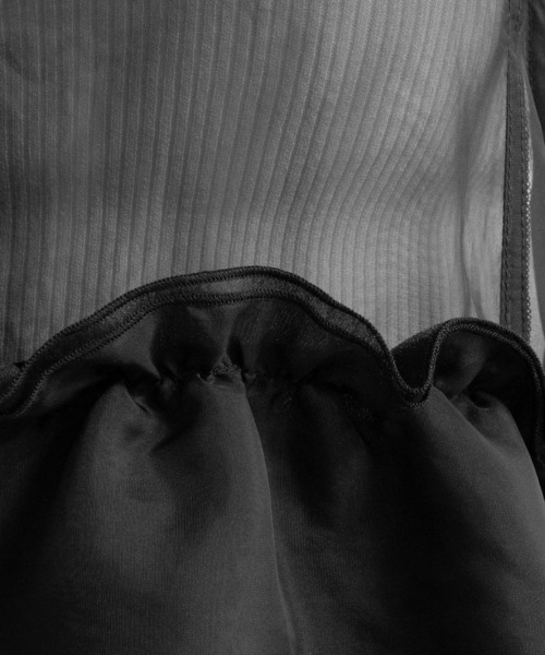 RAGEBLUE(レイジブルー)の「シアーフリルZIPベスト(ベスト・レディース・ホワイト/ブルー/ブラック/ピンク・FREE)」の10枚目の写真