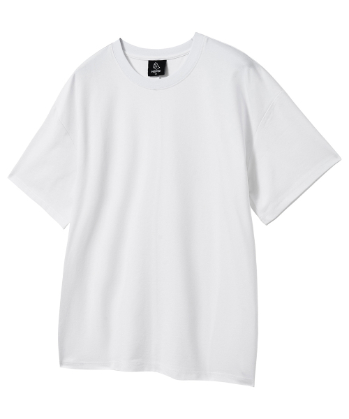 MOZMOZ(モズモズ)の「オーバーサイズソロナクーリング機能性バックカット無地半袖Tシャツホワイト(Tシャツ/カットソー・レディース・その他・M/XL/XXL)」の2枚目の写真