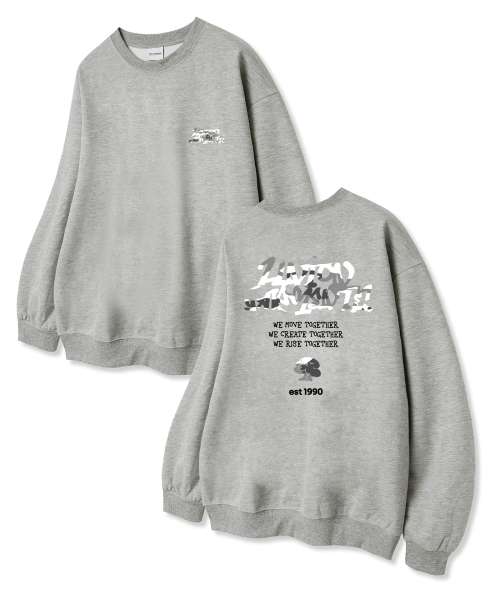 Union Garments(ユニオンガーメンツ)の「ホワイトリムーブ 裏毛 スウェット グレー(スウェット・レディース・その他・L/XL/XXL)」の1枚目の写真