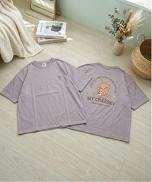 【TOM & JERRY/トムとジェリー】キャラクタープリント半袖Tシャツ(WIDEシルエット)