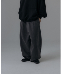 ANGLAN（アングラン）の「Pigment Baggy Balloon Pants - Charcoal（スウェットパンツ）」