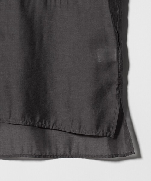 A DAY IN THE LIFE UNITED ARROWS(アデイインザライフユナイテッドアローズ)の「シアー ダブルポケットシャツ <A DAY IN THE LIFE>(シャツ/ブラウス・レディース・オフホワイト/ターコイズブルー系/ライラック/ダークグレー・FREE)」の17枚目の写真