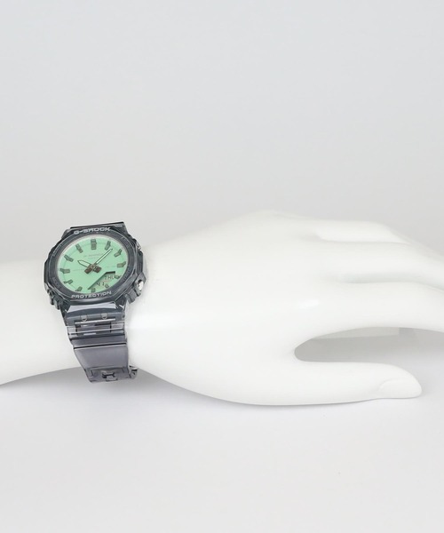 G-SHOCK(ジーショック)の「GMA-P2100シリーズ / GMA-P2100SR-1AJF(アナログ腕時計・レディース・ブラック×グリーン・FREE)」の12枚目の写真