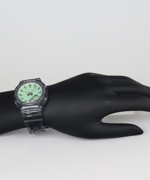 G-SHOCK(ジーショック)の「GMA-P2100シリーズ / GMA-P2100SR-1AJF(アナログ腕時計・レディース・ブラック×グリーン・FREE)」の11枚目の写真