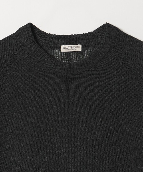 BEAUTY&YOUTH UNITED ARROWS(ビューティーアンドユースユナイテッドアローズ)の「ペーパーヤーン サドルスリーブ クルーネック ニット ウォッシャブル(ニット/セーター・メンズ・オレンジ/ナチュラル/ブラック・XL/M/L/S)」の10枚目の写真