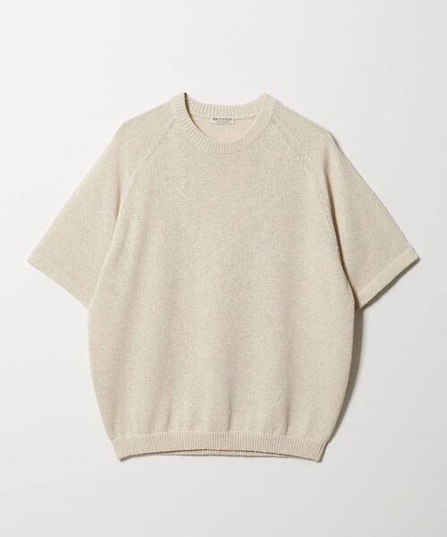 BEAUTY&YOUTH UNITED ARROWS(ビューティーアンドユースユナイテッドアローズ)の「ペーパーヤーン サドルスリーブ クルーネック ニット ウォッシャブル(ニット/セーター・メンズ・オレンジ/ナチュラル/ブラック・XL/M/L/S)」の15枚目の写真