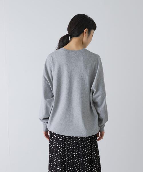 かぐれ(カグレ)の「コットンドロストヘムカットソー(Tシャツ/カットソー・レディース・グレー/オートミール・FREE)」の12枚目の写真