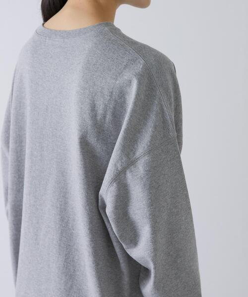 かぐれ(カグレ)の「コットンドロストヘムカットソー(Tシャツ/カットソー・レディース・グレー/オートミール・FREE)」の15枚目の写真