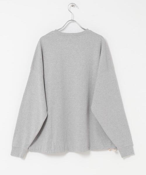 かぐれ(カグレ)の「コットンドロストヘムカットソー(Tシャツ/カットソー・レディース・グレー/オートミール・FREE)」の18枚目の写真