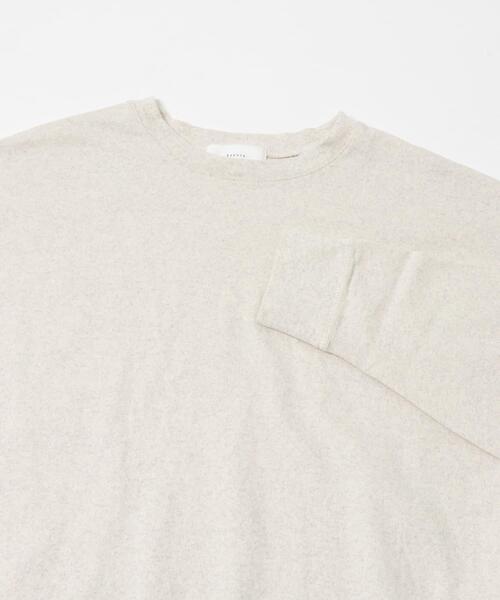 かぐれ(カグレ)の「コットンドロストヘムカットソー(Tシャツ/カットソー・レディース・グレー/オートミール/ブラック・FREE)」の11枚目の写真