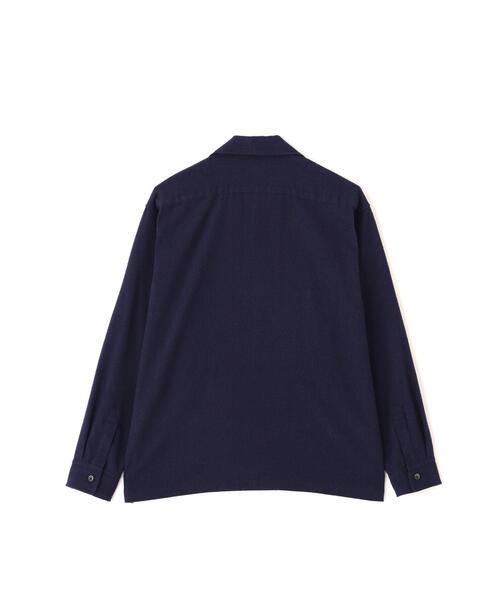 Schott（ショット）の「Schott/ショット/HV SHIRT PLAIN/ヘンプビスコース シャツ プレーン（シャツ/ブラウス・メンズ・ピンク/ミント/ネイビー・M/XL/L/2XL）」の18枚目の写真