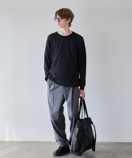 OSKR(オーエスケーアール)の「OSKR / オーエスケーアール ex 3WAY LARGE Tote BAG(トートバッグ・メンズ・ブラウン/ブラック・FREE)」の3枚目の写真