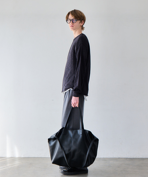 OSKR(オーエスケーアール)の「OSKR / オーエスケーアール ex 3WAY LARGE Tote BAG(トートバッグ・メンズ・ブラウン/ブラック・FREE)」の4枚目の写真