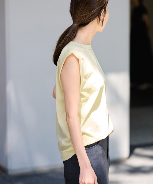≪追加≫ATON /エイトンFRESCA SINGLE JERSEY タンクトップ（Tシャツ