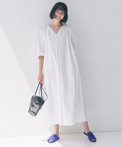 TOGA/トーガ】Cotton jersey dress/コットンジャージーワンピース