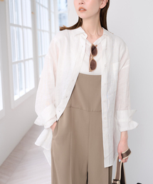 リネンオーバーシャツ