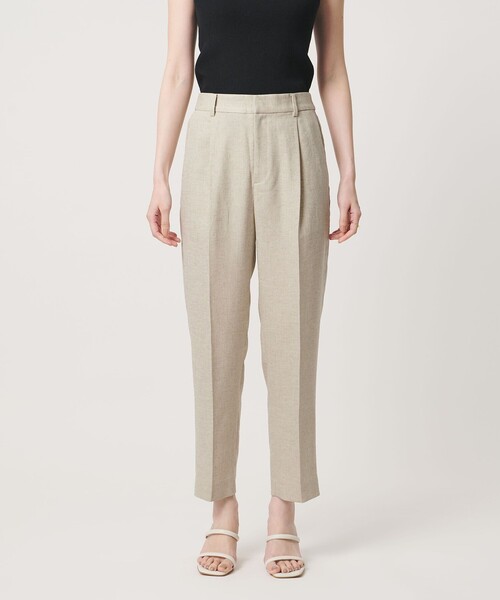 UNITED ARROWS（ユナイテッドアローズ）の「Spiree IAS タック テーパードパンツ ‐UVカット 接触冷感 ウォッシャブル‐（スラックス・レディース・ナチュラル/ネイビー・38/40/36/34）」の14枚目の写真