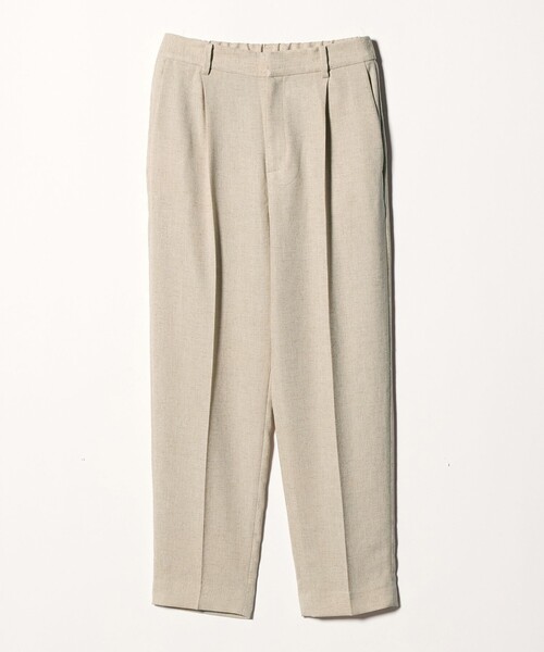 UNITED ARROWS（ユナイテッドアローズ）の「Spiree IAS タック テーパードパンツ ‐UVカット 接触冷感 ウォッシャブル‐（スラックス・レディース・ナチュラル/ネイビー・38/40/36/34）」の3枚目の写真