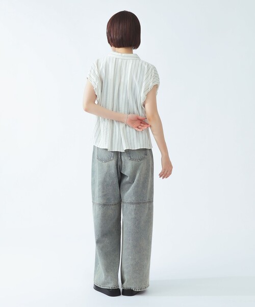 Ray BEAMS(レイビームス)の「バルーン フレンチスリーブ シャツ(シャツ/ブラウス・レディース・サックスブルー/ブラック/ホワイト系その他6・ONE SIZE)」の13枚目の写真