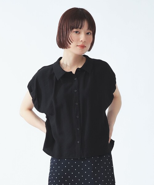 Ray BEAMS(レイビームス)の「バルーン フレンチスリーブ シャツ(シャツ/ブラウス・レディース・サックスブルー/ブラック/ホワイト系その他6・ONE SIZE)」の21枚目の写真