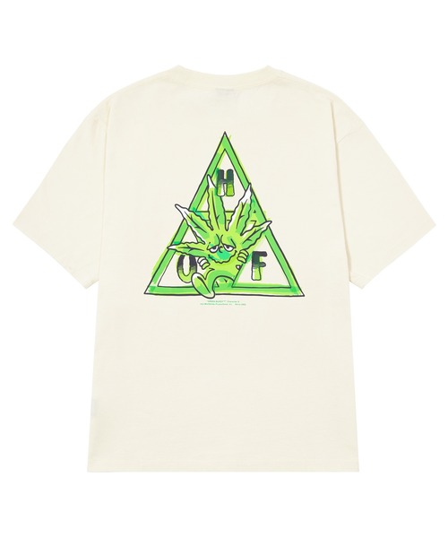 HUF(ハフ)の「【オンラインストア限定】GREEN BUDDY TT TEE(Tシャツ/カットソー・メンズ・ブラック/ナチュラル・M/S/L/XL/XXL)」の3枚目の写真