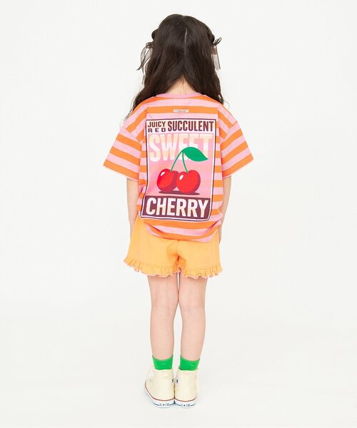 BREEZE(ブリーズ)の「バリエーション半袖Tシャツ(Tシャツ/カットソー・キッズ・ピンク/オレンジ/イエロー/オフホワイト・80/90/100/110/120/130/140)」の14枚目の写真