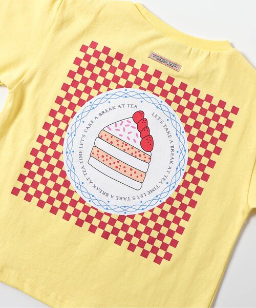 BREEZE(ブリーズ)の「バリエーション半袖Tシャツ(Tシャツ/カットソー・キッズ・ピンク/オレンジ/イエロー/オフホワイト・80/90/100/110/120/130/140)」の22枚目の写真