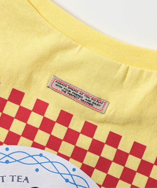 BREEZE(ブリーズ)の「バリエーション半袖Tシャツ(Tシャツ/カットソー・キッズ・ピンク/オレンジ/イエロー/オフホワイト・80/90/100/110/120/130/140)」の21枚目の写真