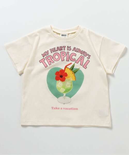 BREEZE(ブリーズ)の「バリエーション半袖Tシャツ(Tシャツ/カットソー・キッズ・ピンク/オレンジ/イエロー/オフホワイト・80/90/100/110/120/130/140)」の13枚目の写真