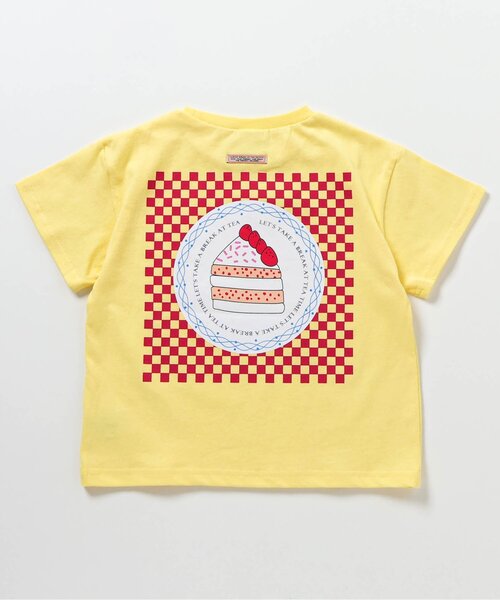 BREEZE(ブリーズ)の「バリエーション半袖Tシャツ(Tシャツ/カットソー・キッズ・ピンク/オレンジ/イエロー/オフホワイト・80/90/100/110/120/130/140)」の8枚目の写真