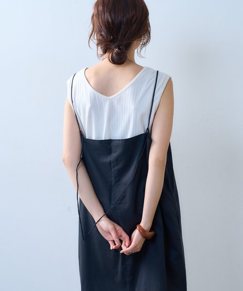 CIAOPANIC TYPY(チャオパニックティピー)の「【willow】スカラップレースキャミワンピース(ワンピース・レディース・ブラック/ブラウン・ONE SIZE)」の11枚目の写真