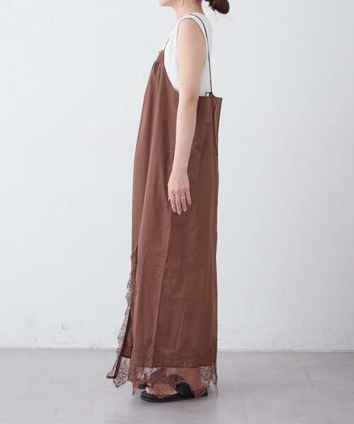 CIAOPANIC TYPY(チャオパニックティピー)の「【willow】スカラップレースキャミワンピース(ワンピース・レディース・ブラック/ブラウン・ONE SIZE)」の14枚目の写真