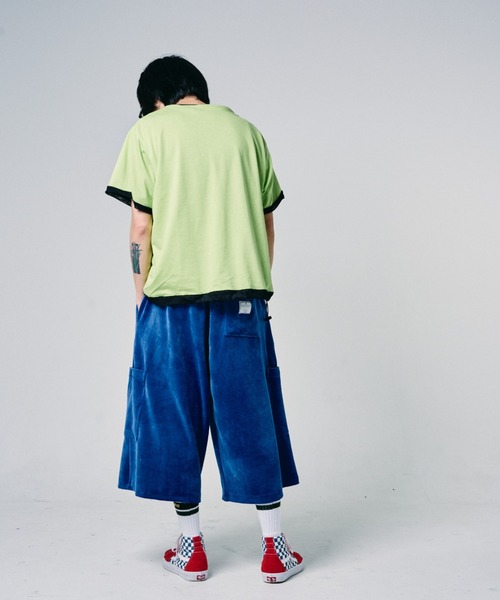EFFECTEN(エフェクテン)の「【EFFECTEN】Basic logo reversible mesh Tee(Tシャツ/カットソー・メンズ・ブラウン/ライトグレー/ブラック・LARGE/MEDIUM)」の6枚目の写真
