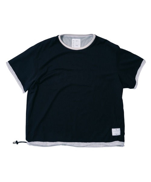 EFFECTEN(エフェクテン)の「【EFFECTEN】Basic logo reversible mesh Tee(Tシャツ/カットソー・メンズ・ブラウン/ライトグレー/ブラック・LARGE/MEDIUM)」の7枚目の写真