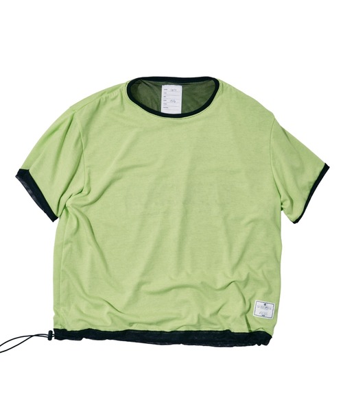 EFFECTEN(エフェクテン)の「【EFFECTEN】Basic logo reversible mesh Tee(Tシャツ/カットソー・メンズ・ブラウン/ライトグレー/ブラック・LARGE/MEDIUM)」の12枚目の写真