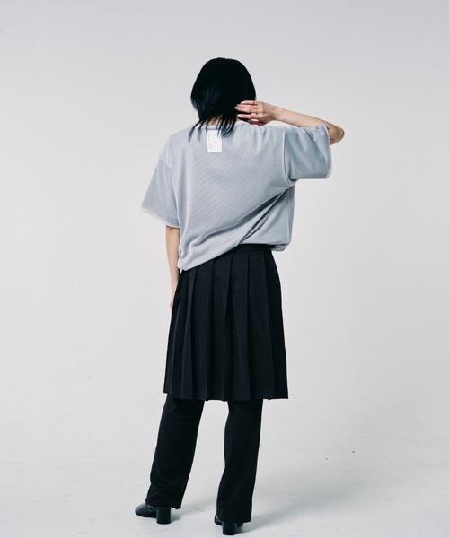 EFFECTEN(エフェクテン)の「【EFFECTEN】Basic logo reversible mesh Tee(Tシャツ/カットソー・メンズ・ブラウン/ライトグレー/ブラック・LARGE/MEDIUM)」の17枚目の写真