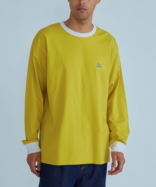 SILAS(サイラス)の「FLUXUS L/S TEE(Tシャツ/カットソー・メンズ・アッシュ/ブラック/マスタード・M/L/XL)」の3枚目の写真