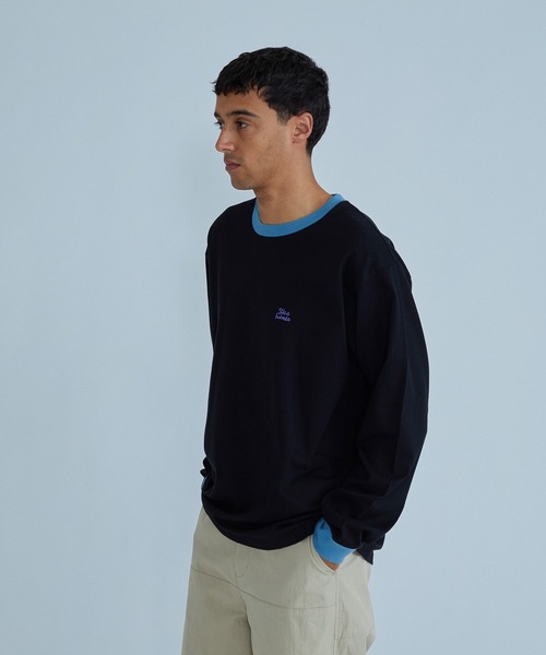 SILAS(サイラス)の「FLUXUS L/S TEE(Tシャツ/カットソー・メンズ・アッシュ/ブラック/マスタード・M/L/XL)」の5枚目の写真