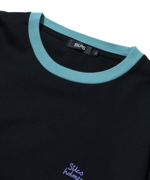 SILAS(サイラス)の「FLUXUS L/S TEE(Tシャツ/カットソー・メンズ・アッシュ/ブラック/マスタード・M/L/XL)」の8枚目の写真