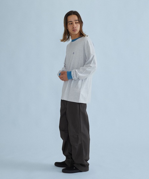 SILAS(サイラス)の「FLUXUS L/S TEE(Tシャツ/カットソー・メンズ・アッシュ/ブラック/マスタード・M/L/XL)」の12枚目の写真