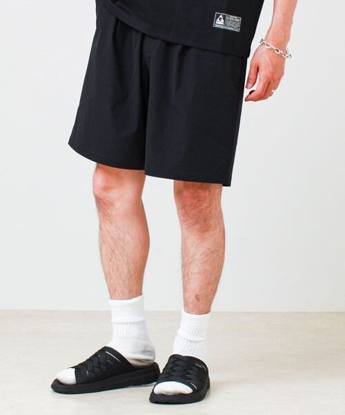 GLOSTER(グロスター)の「【接触冷感/セットアップ対応】SoftCool ショートパンツ(その他パンツ・メンズ・ネイビー/ブラック/グレイッシュベージュ・L/M/S)」の2枚目の写真