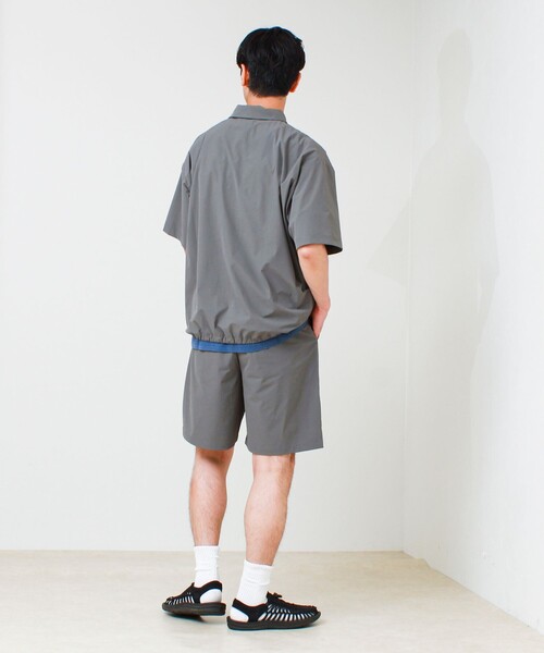 GLOSTER(グロスター)の「【接触冷感/セットアップ対応】SoftCool ショートパンツ(その他パンツ・メンズ・ネイビー/ブラック/グレイッシュベージュ・L/M/S)」の6枚目の写真