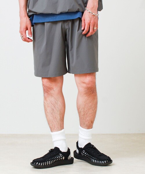 GLOSTER(グロスター)の「【接触冷感/セットアップ対応】SoftCool ショートパンツ(その他パンツ・メンズ・ネイビー/ブラック/グレイッシュベージュ・L/M/S)」の7枚目の写真