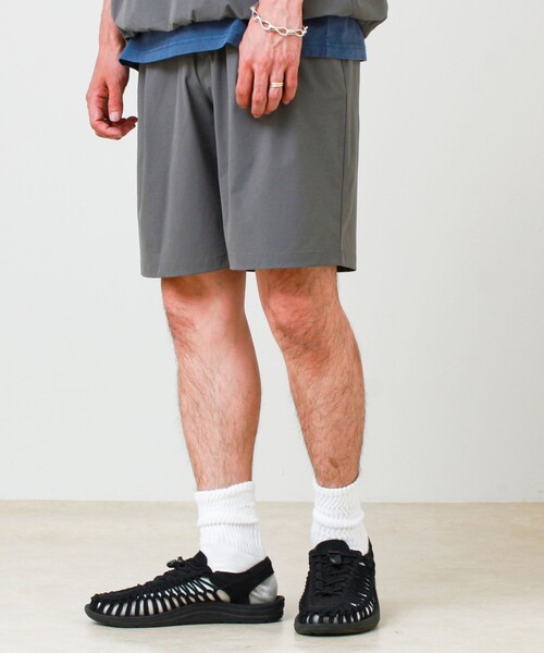 GLOSTER(グロスター)の「【接触冷感/セットアップ対応】SoftCool ショートパンツ(その他パンツ・メンズ・ネイビー/ブラック/グレイッシュベージュ・L/M/S)」の8枚目の写真