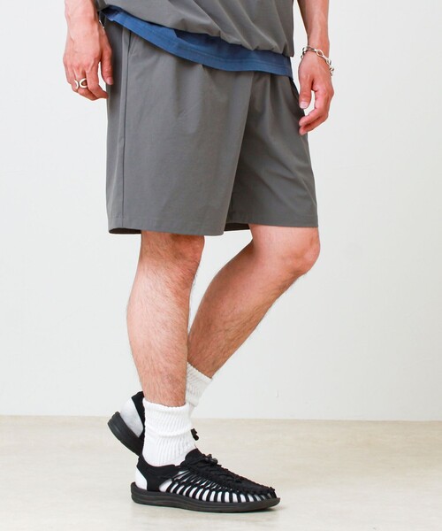 GLOSTER(グロスター)の「【接触冷感/セットアップ対応】SoftCool ショートパンツ(その他パンツ・メンズ・ネイビー/ブラック/グレイッシュベージュ・L/M/S)」の10枚目の写真