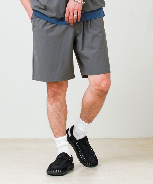 GLOSTER(グロスター)の「【接触冷感/セットアップ対応】SoftCool ショートパンツ(その他パンツ・メンズ・ネイビー/ブラック/グレイッシュベージュ・L/M/S)」の12枚目の写真