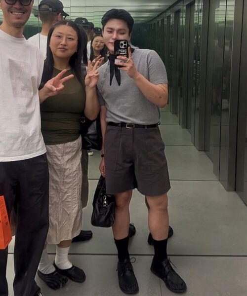 MISEKISEOUL MEN(ミセキソウルメンズ)の「Cut off shorts TAUPE(その他パンツ・メンズ・その他・1/2/3)」の4枚目の写真