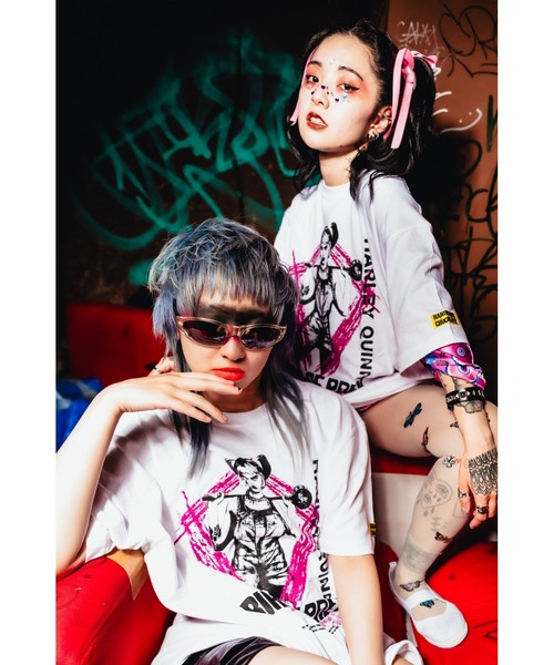 ハードコアチョコレート（ハードコアチョコレート）の「BIRDS OF PREY/ハーレイ・クイン（ゴッサム/ホワイト）（Tシャツ/カットソー・メンズ・ホワイト・XX-LARGE/X-LARGE/LARGE）」の6枚目の写真