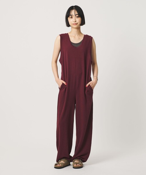 Russell Athletic（ラッセルアスレティック）の「【別注】＜RUSSELL ATHLETIC＞スウェット オールインワン（つなぎ/オールインワン・レディース・ブラック/ワイン・FREE）」の11枚目の写真