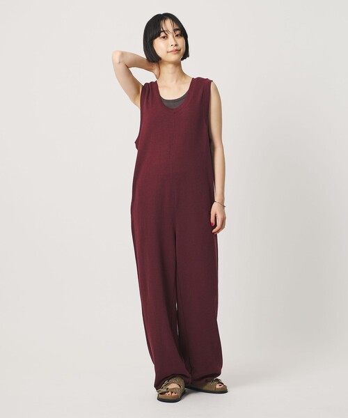 Russell Athletic（ラッセルアスレティック）の「【別注】＜RUSSELL ATHLETIC＞スウェット オールインワン（つなぎ/オールインワン・レディース・ブラック/ワイン・FREE）」の9枚目の写真